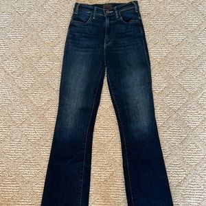 MOTHER Hustler Ankle Fray Jeans